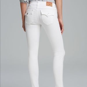 ‼️True Religion‼️Serena White Skinny Jeans Size 27